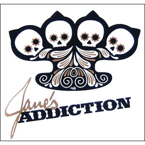 Janes Addiction Knuckles Sticker Front