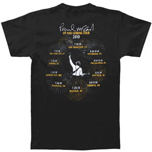 Paul Mccartney Fireworks 2010 Tour Slim Fit T-shirt Back