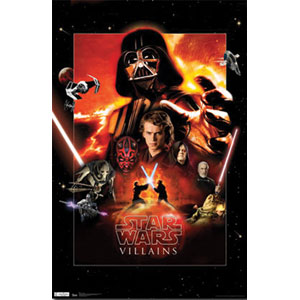 Star Wars Villains Domestic Poster