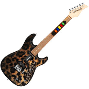 Ted Nugent Leopard Print Guitar Controller Front