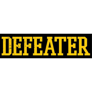 Defeater Yellow Logo Sticker Front