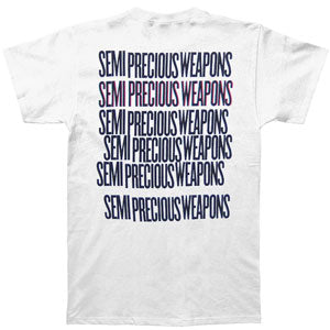 Semi Precious Weapons Flag Dirty Showbiz Slim Fit T-shirt Back
