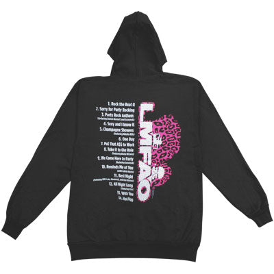 Sexy & I Know It Zippered Hooded Sweatshirt