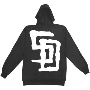 Pierce The Veil SD Logo Zippered Hooded Sweatshirt Back