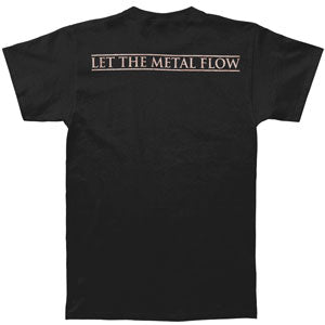 Death Let The Metal Flow T-shirt Back