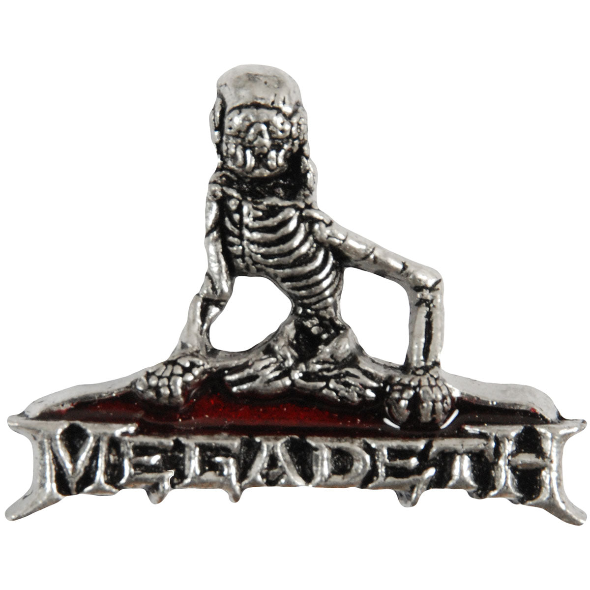 Megadeth Vic Pewter Pin Badge