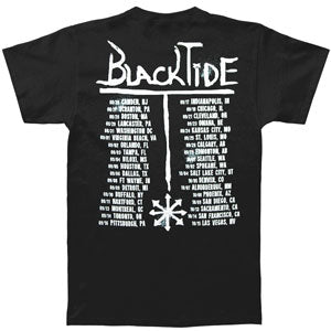 Black Tide Circle Logo Tour T-shirt