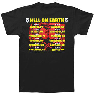 Slayer Hell On Earth 2011 Tour T-shirt Back