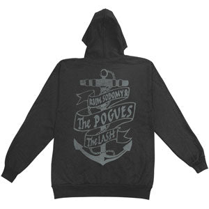 Pogues Rum Sodomy Zippered Hooded Sweatshirt Back