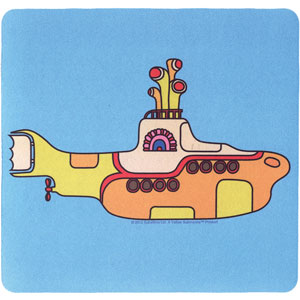 Beatles Yellow Submarine Mouse Pad Front