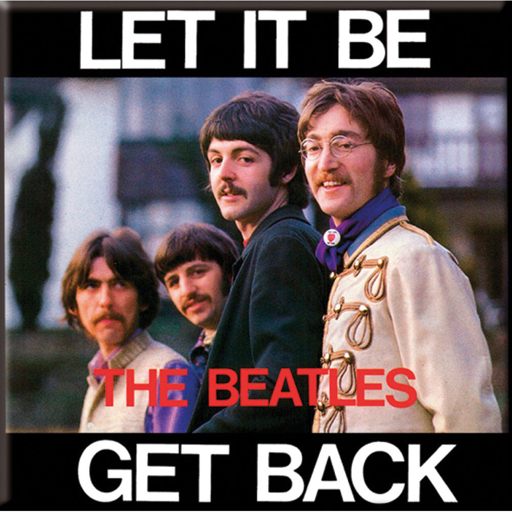 Beatles Let It Be/Get Back Magnet Front