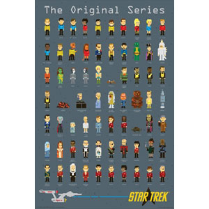 Star Trek Pixels Domestic Poster