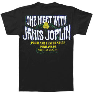 Janis Joplin One Night T-shirt Back