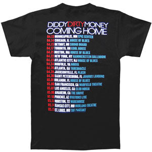 P. Diddy Last Train Tour T-shirt Back