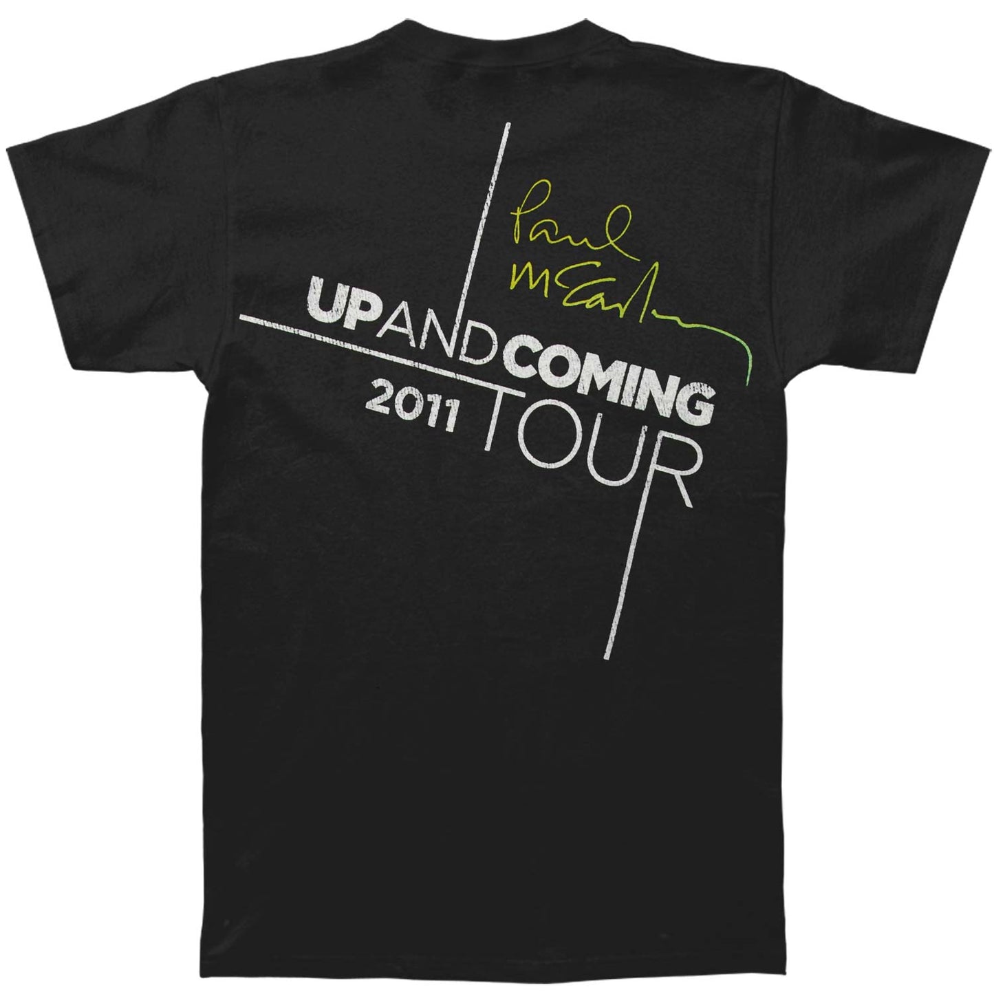 Paul Mccartney Paul McCartney Vintage Spotlight 2011 Tour Slim Fit T-shirt Back