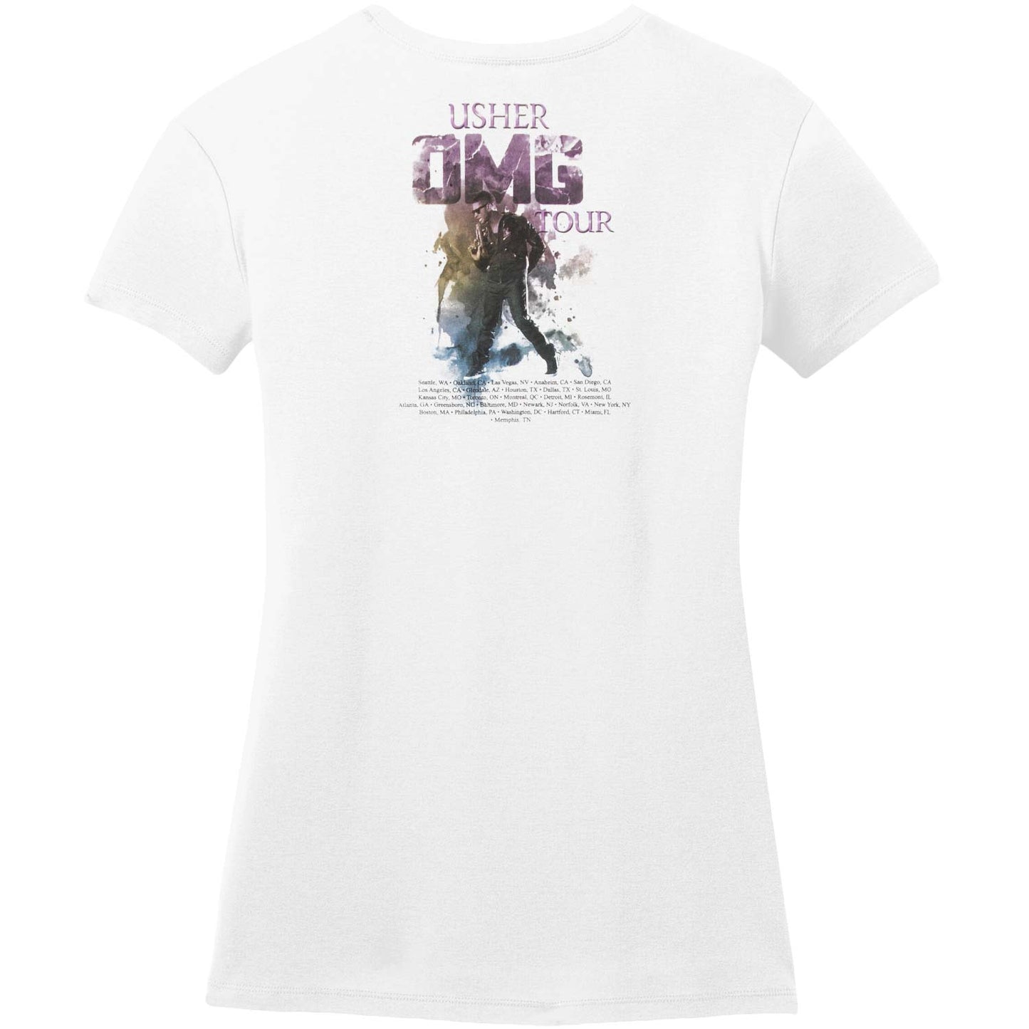 Usher OMG Tour Soft Junior Top Back