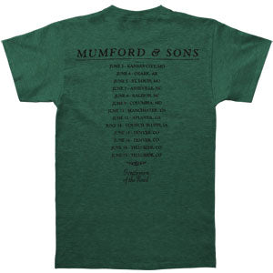 Mumford & Sons Gentleman Of The Road Tour Slim Fit T-shirt Back