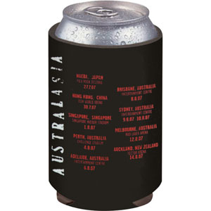 Cure 2007 Tour Can Cooler Back