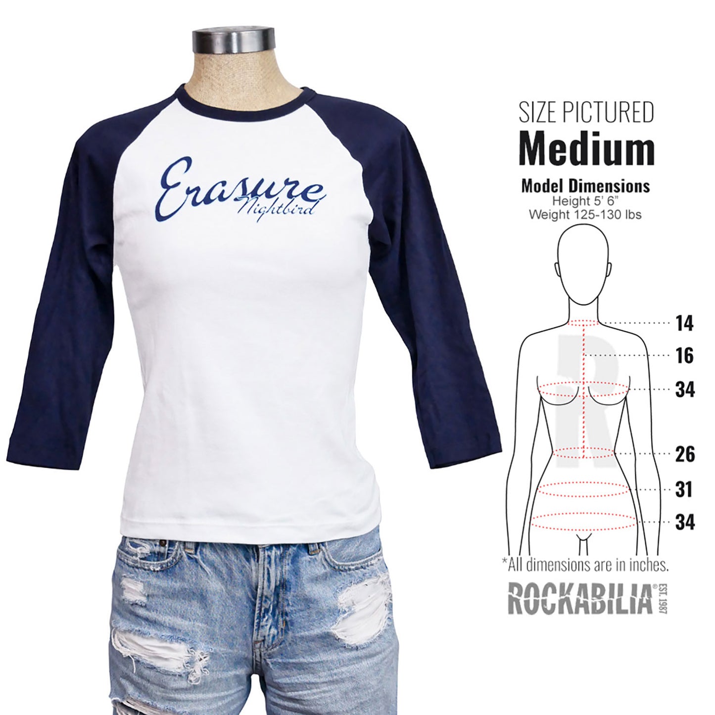 Erasure Nightbird Jersey Junior Top Alt 3