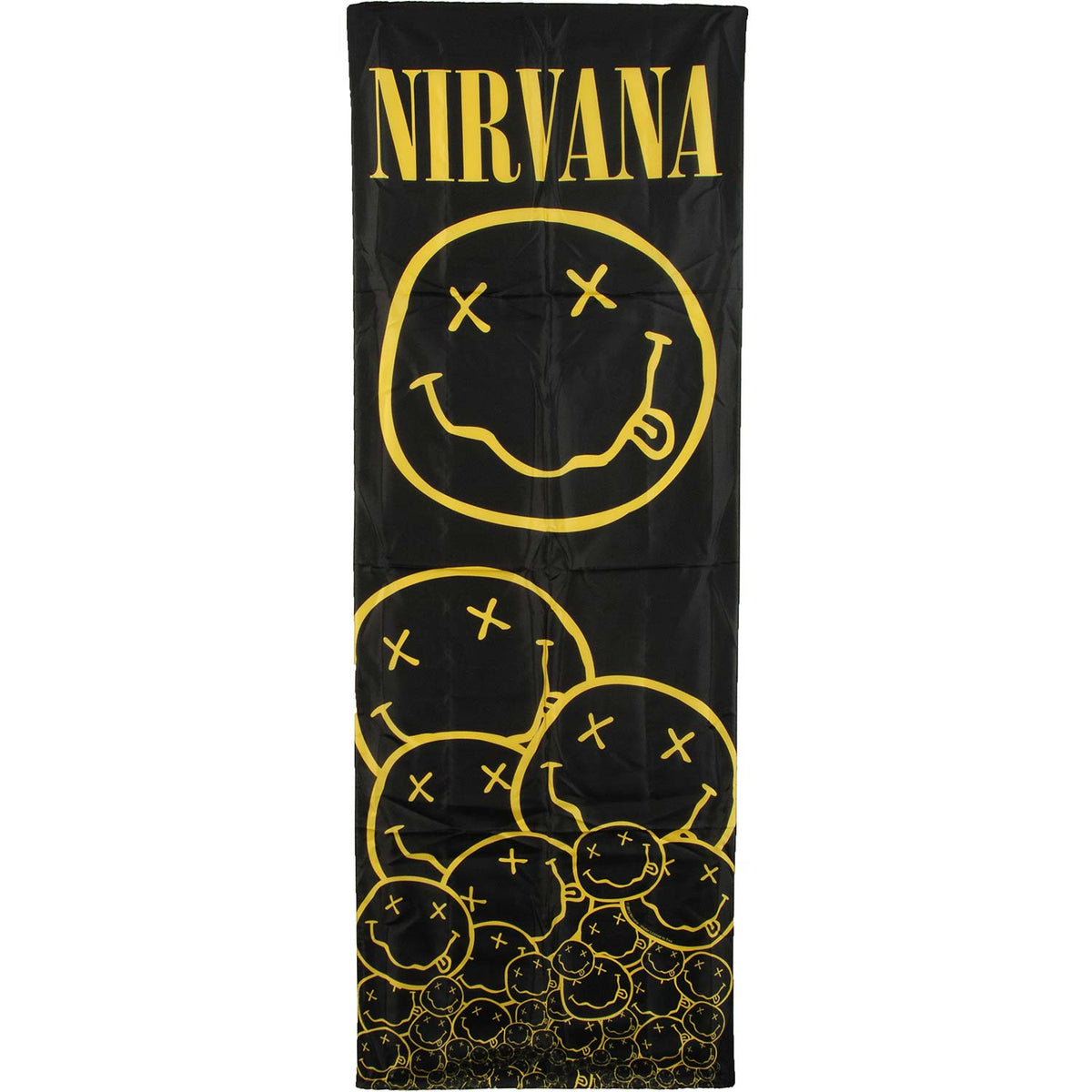 Nirvana Smile Pattern Door Flag Front