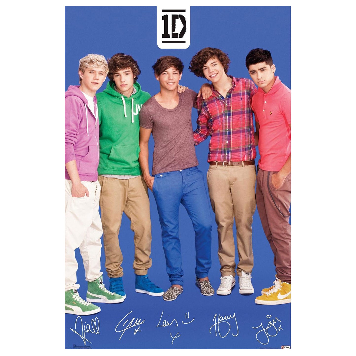 One Direction Blue Domestic Poster Front