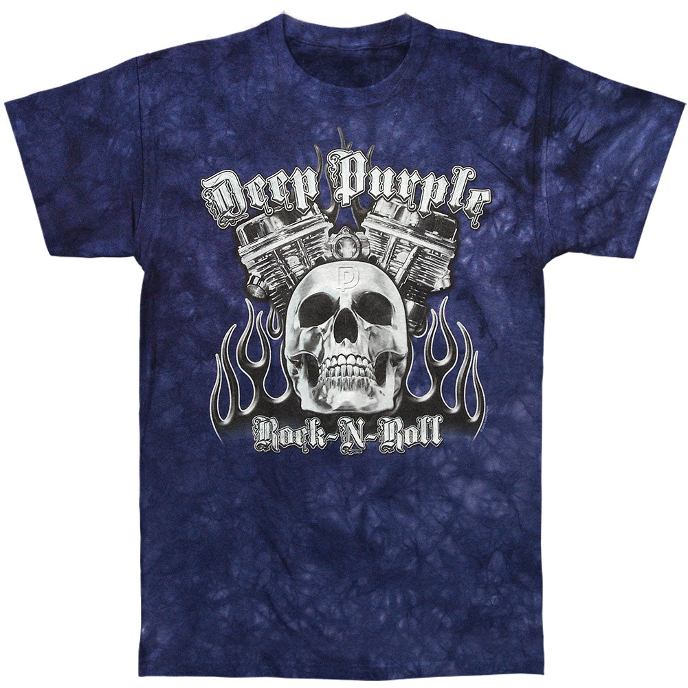 Deep Purple Rock N Roll Tie Dye T-shirt Front