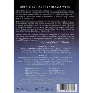 ABBA DVD Back