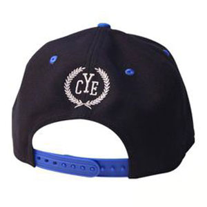 Close Your Eyes Black And Blue Baseball Cap Back