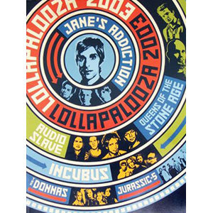 Lollapalooza Tour Tour Book Front