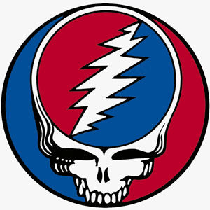 Grateful Dead Steal Your Face 11 Inch Mylar Sticker Front