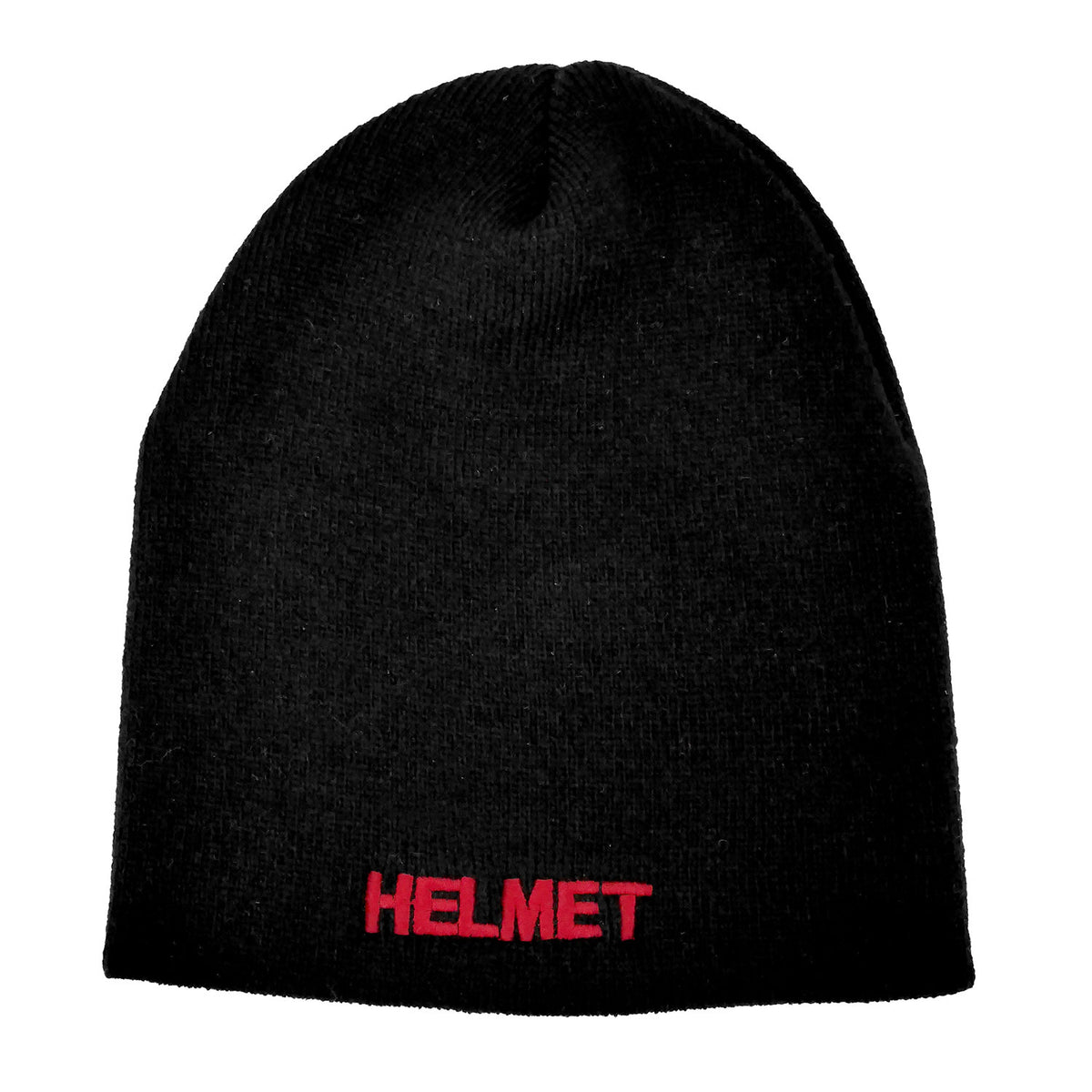 Helmet Red Logo Beanie Front