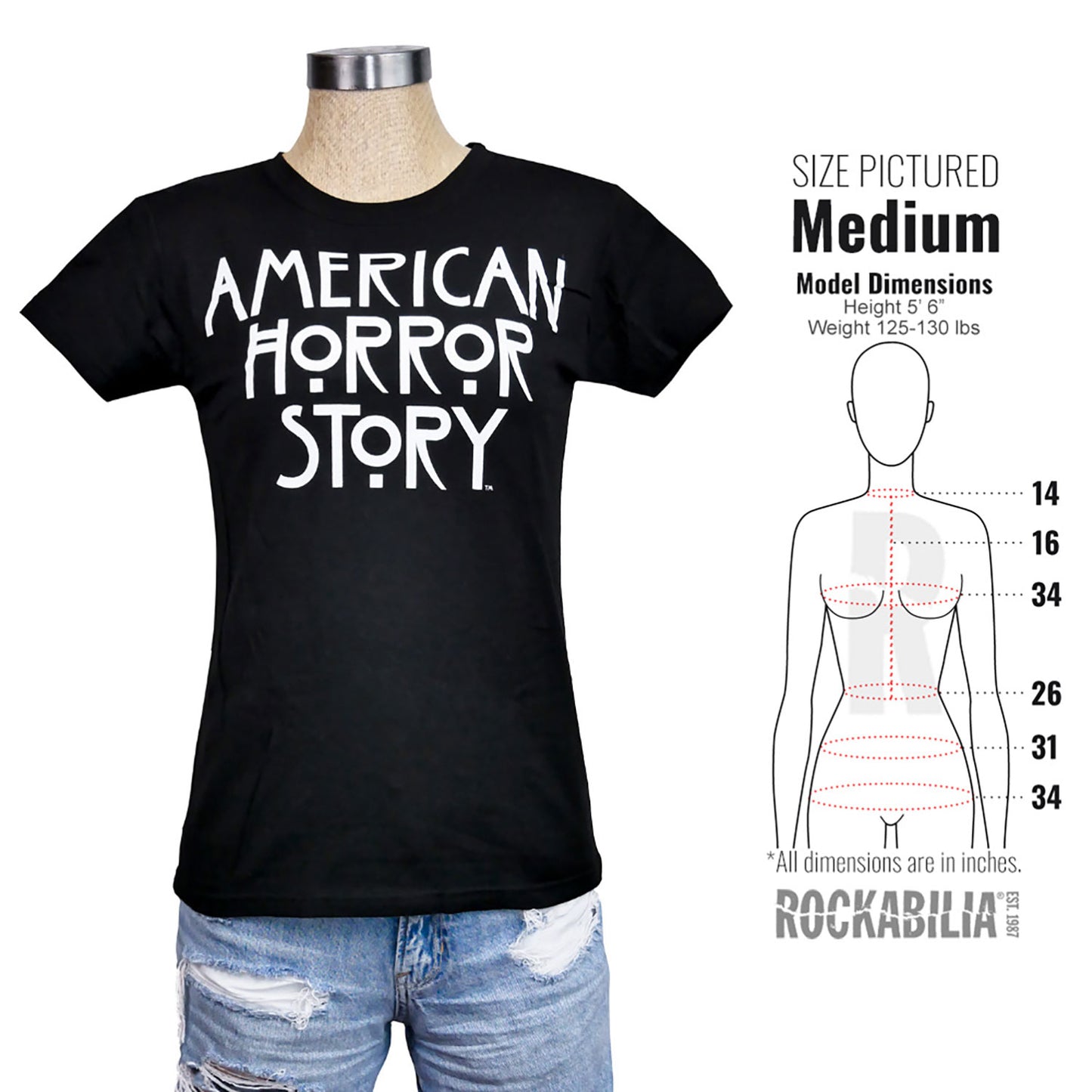 American Horror Story AHS Logo Junior Top Alt 3
