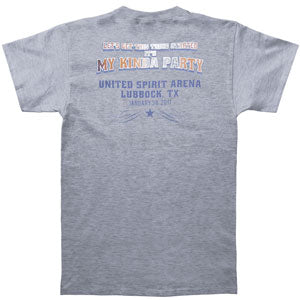Jason Aldean Lubbock Event 2011 Slim Fit T-shirt Back