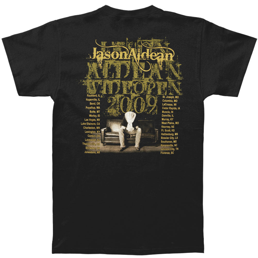 Jason Aldean Wide Open 2009 Tour T-shirt
