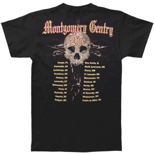 Montgomery Gentry Standing Live Tour T-shirt Back