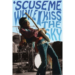 Jimi Hendrix Kiss The Sky Domestic Poster Front