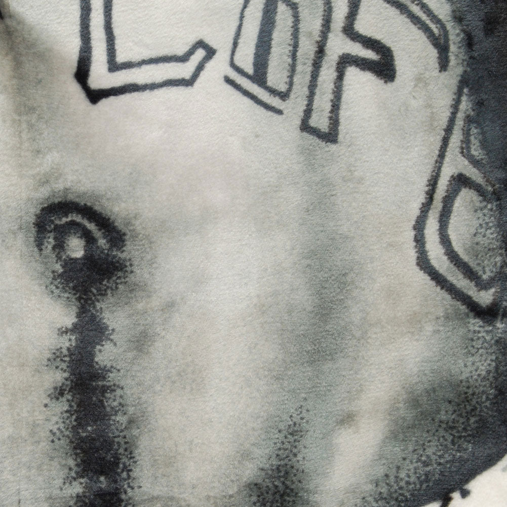 Tupac Thug Life Queen Plush Blanket Back