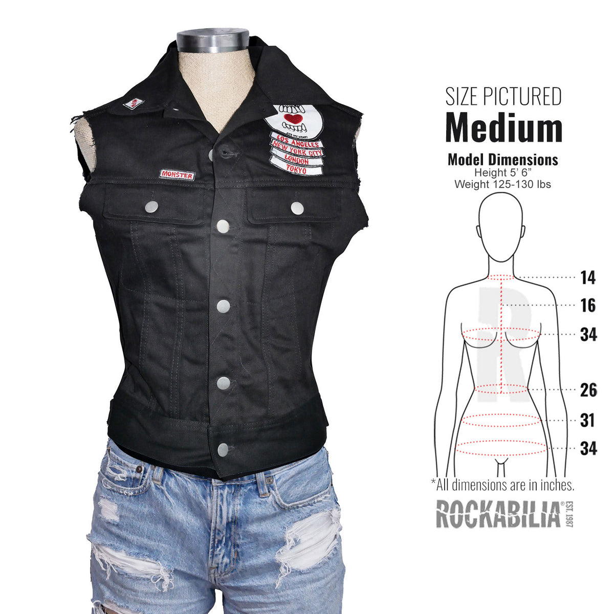 Lady Gaga Monster Lady's Vest Alt 3