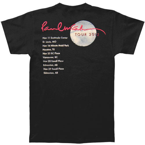 Paul Mccartney McCartney Birds Of Paradise 2012 Tour Slim Fit T-shirt Back