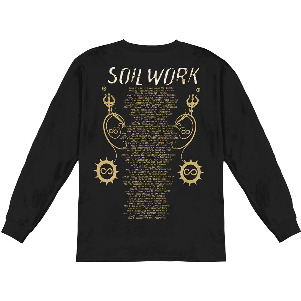 Soilwork The Living Infinite Tour Dates Long Sleeve Back