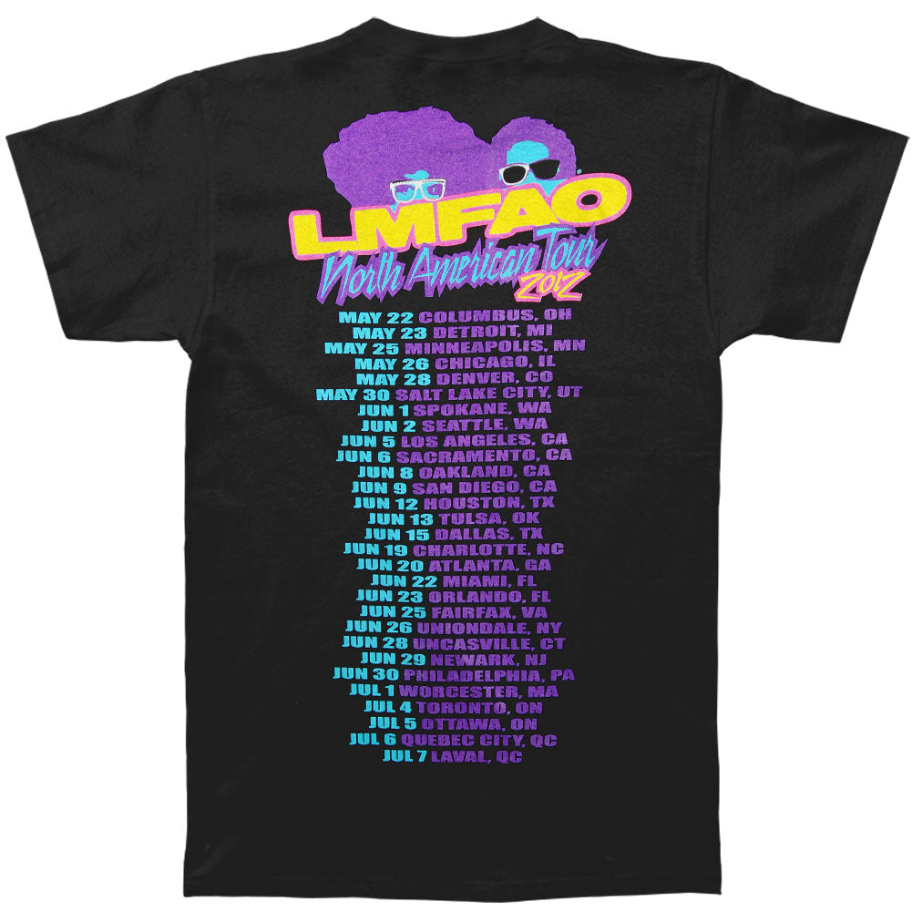 LMFAO SFPR Tour Slim Fit T-shirt Back