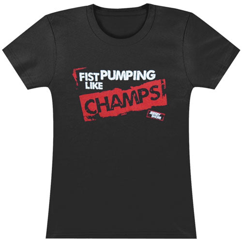 Jersey Shore Champs Soft Junior Top Front