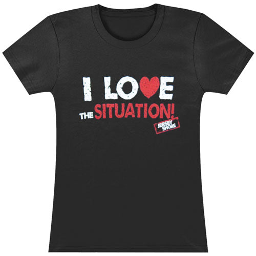Jersey Shore I <3 Situation Soft Junior Top Front