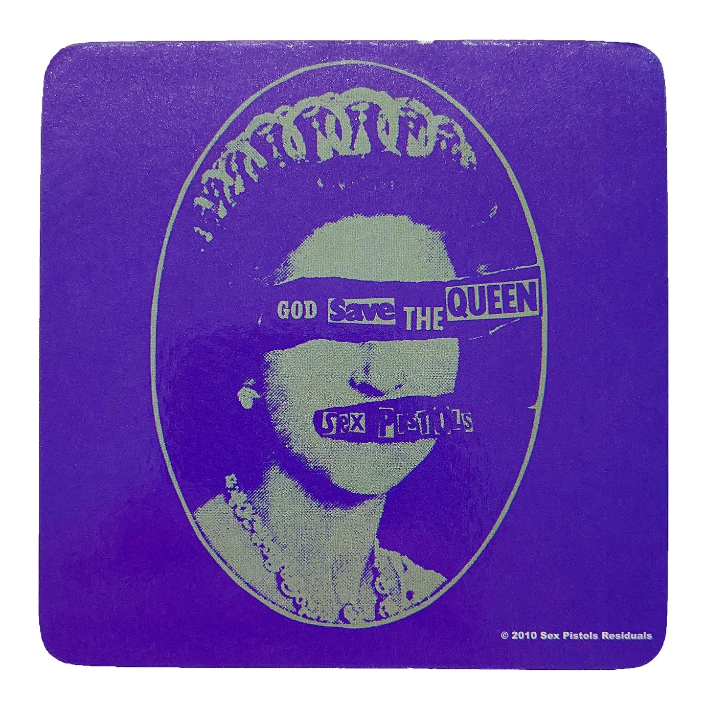 Sex Pistols God Save The Queen Coaster Front