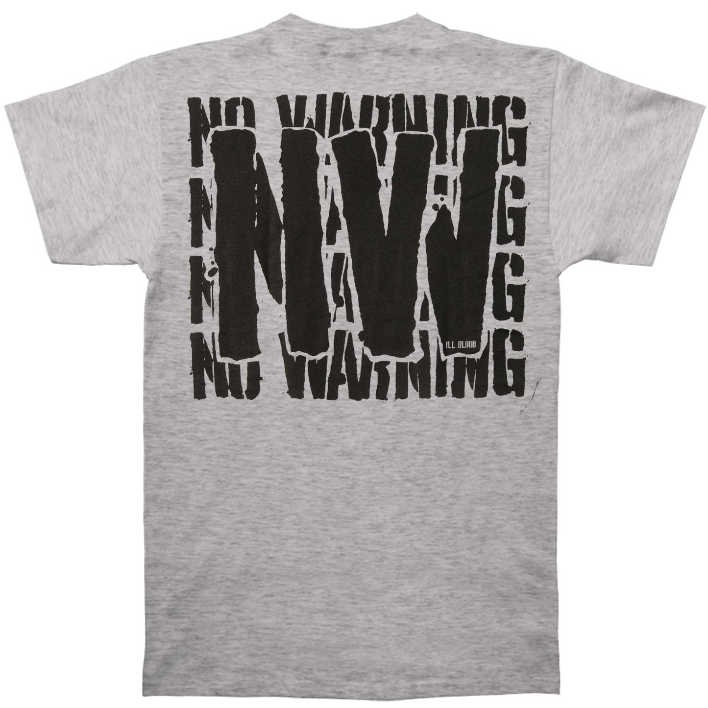 No Warning Ill Blood Stencil T-shirt