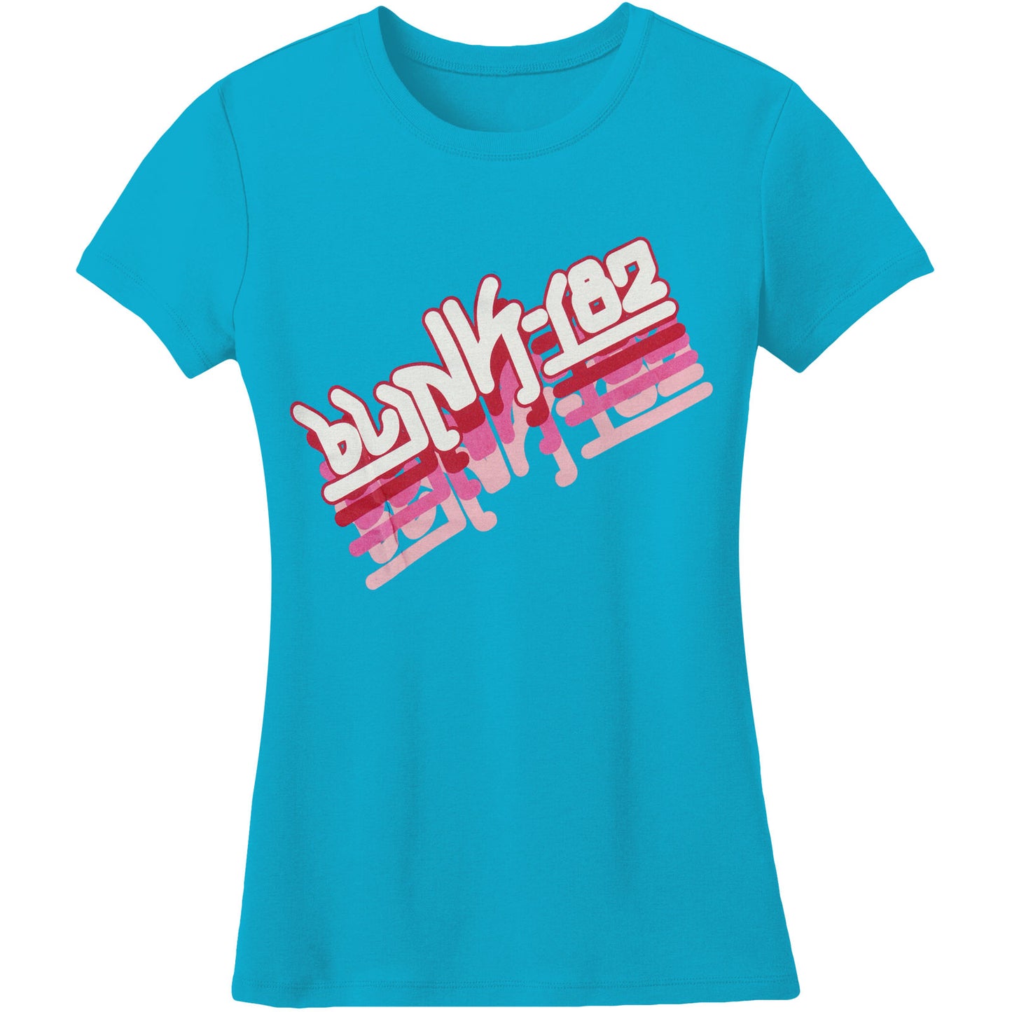 Blink 182 Repeat Logo Soft Junior Top Front