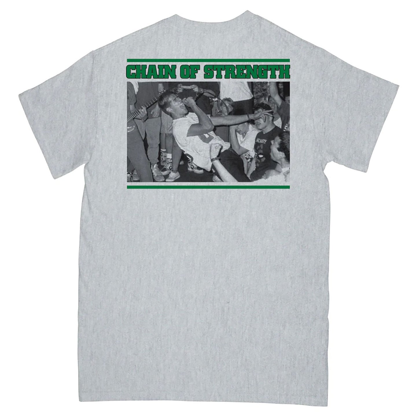 Chain Of Strength The One Thing That Still Holds True (Grey) T-shirt Back