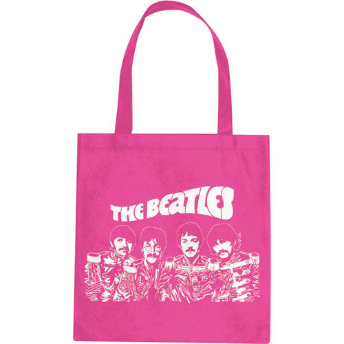 Beatles Sgt Pepper Band Grocery Tote