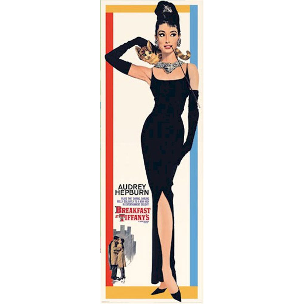 Breakfast At Tiffany's Audrey Hepburn Door Poster Front