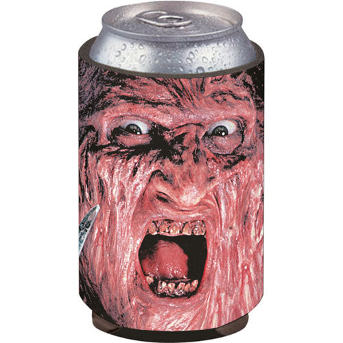 Nightmare On Elm Street Freddy Krueger Face Can Cooler Front